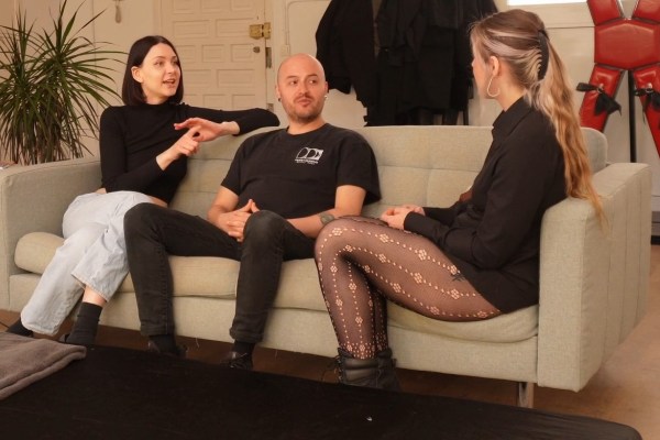 Juan and Delfine - this is our first threesome